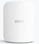 eero Max 7 Wi-Fi 7 router, tall white rounded body, front view