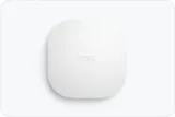 eero PoE 7 Wi-Fi 7 access point, white square ceiling-mount body, front view