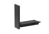 NETGEAR Nighthawk A9000 Wi-Fi 7 USB adapter, black, standing upright